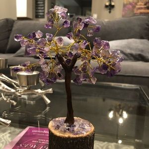 Amethyst healing tree
